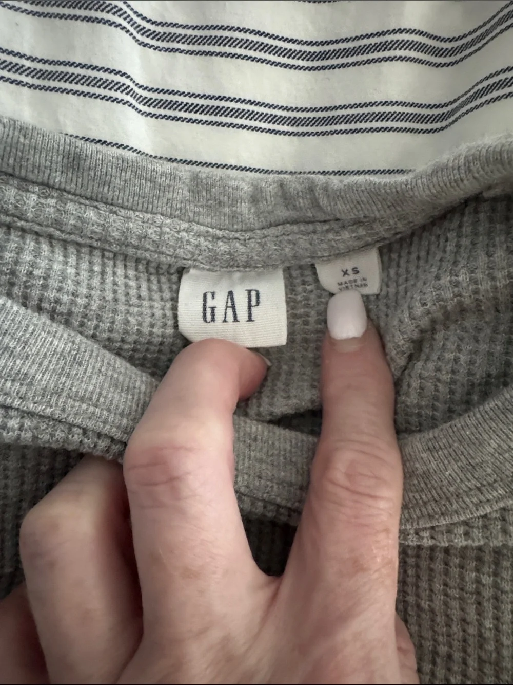 Gray Thermal Long-Sleeve Top men’s extra small